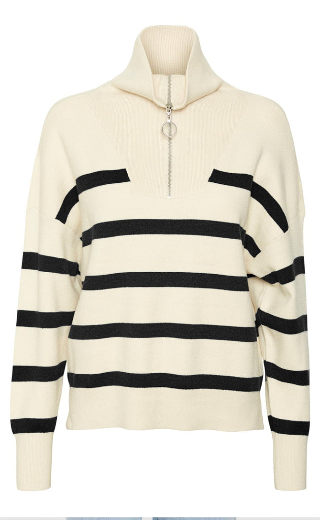 Vero Moda Sweater - Saba - Birch/Black