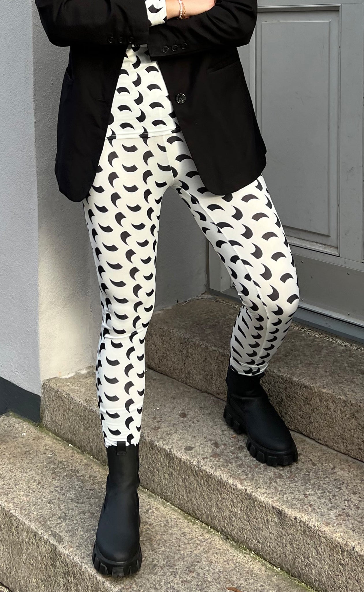 5: Mulieres Leggings - Cille - White Moon