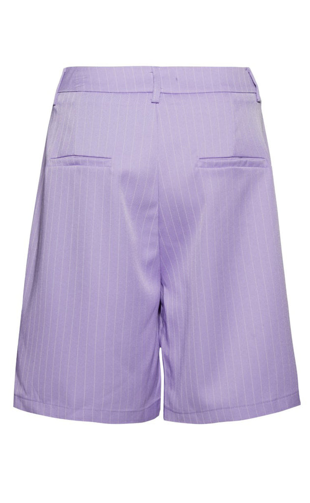Mulieres Shorts - Loui - Lavender Pinstripe