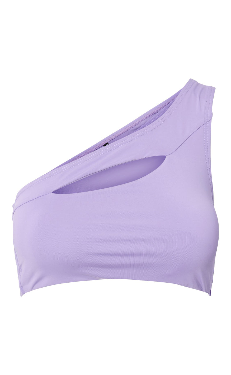 #2 - Pieces Bikini Overdel - Bara - Paisley Purple